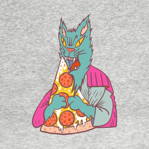 Pizza Cat Pisittu Aresti - by Miskel Design by miskel